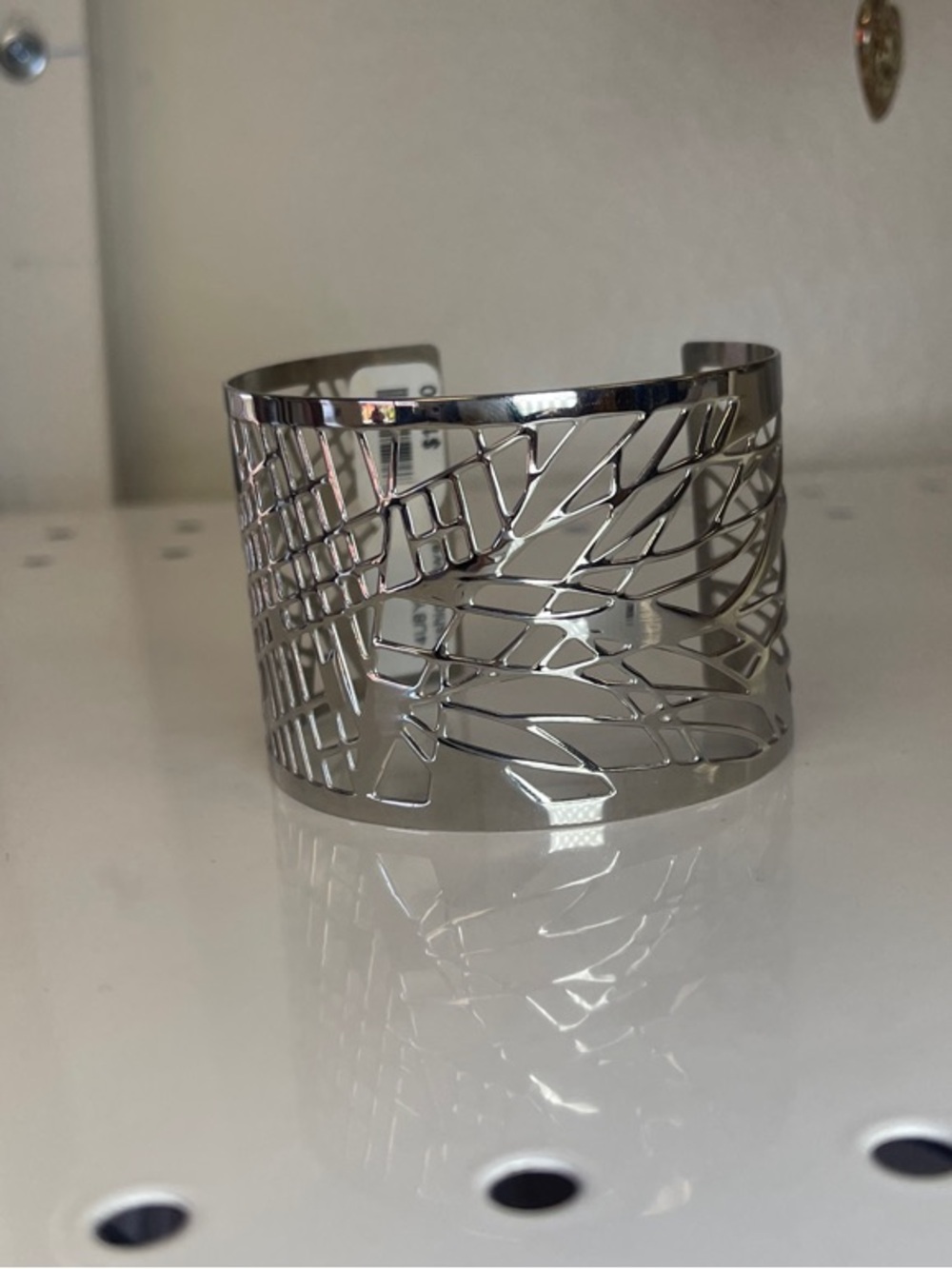 Stainless steel Openwork Cuff Bracelet